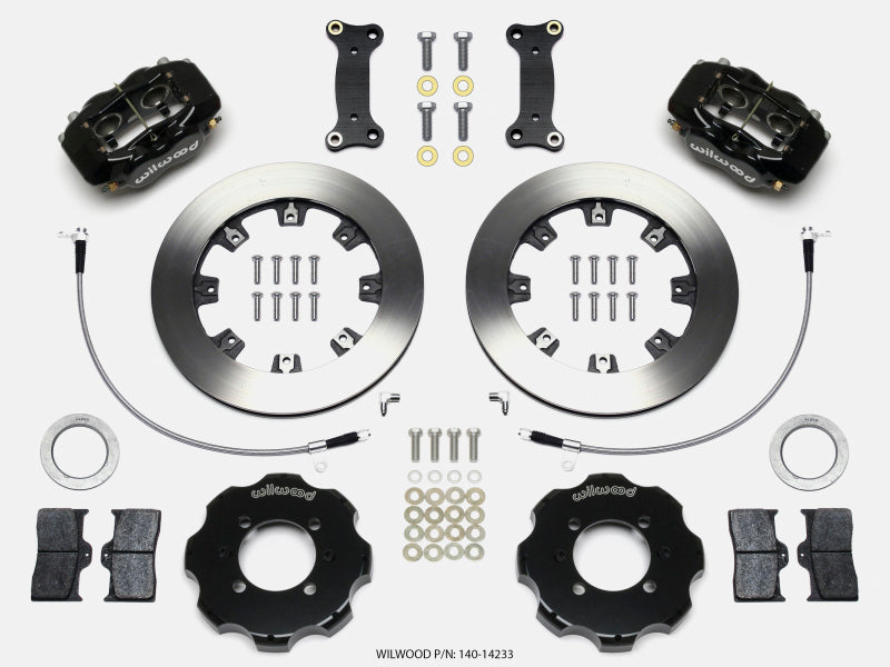 Wilwood Forged Dynalite Front Hat Kit 12.19in 2016-Up Mazda MX5 Miata w/ Lines - Brakes Rotors & Pads