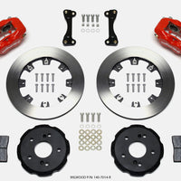 Wilwood Forged Dynalite Front Hat Kit 12.19in Red 02-06 Acura RSX-5 Lug - Brakes Rotors & Pads