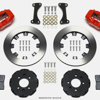Wilwood Forged Dynalite Front Hat Kit 12.19in Red 90-99 Civic w/240 mm Disc - Brakes Rotors & Pads