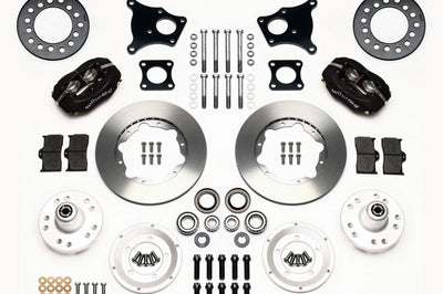 Wilwood Forged Dynalite Front Kit 11.00in AMC 71-76 OE Disc w/o Bendix Brakes - Rotors & Pads