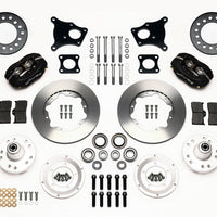 Wilwood Forged Dynalite Front Kit 11.00in AMC 71-76 OE Disc w/o Bendix Brakes - Rotors & Pads