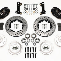 Wilwood Forged Dynalite Front Kit 11.00in Drilled 67-69 Camaro 64-72 Nova Chevelle - Brakes Rotors & Pads