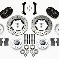 Wilwood Forged Dynalite Front Kit 11.00in Drilled 79-87 GM G Body - Brakes Rotors & Pads