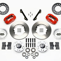 Wilwood Forged Dynalite Front Kit 11.00in Red 70-78 Camaro - Brakes Rotors & Pads