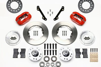 Wilwood Forged Dynalite Front Kit 11.00in Red 70-78 Camaro - Brakes Rotors & Pads