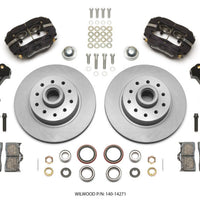 Wilwood Forged Dynalite Front Kit 11.03in 1 PC Rotor&Hub 74-80 Pinto/Mustang II Disc Spindle only - Brakes Rotors & Pads