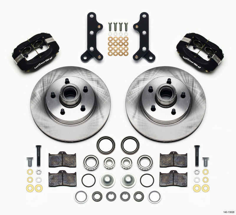 Wilwood Forged Dynalite Front Kit 11.88in 1 PC Rotor&Hub Buick Rivera 1964-65 - Brakes Rotors & Pads