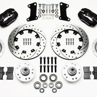 Wilwood Forged Dynalite Front Kit 12.19in Drilled 67-69 Camaro 64-72 Nova Chevelle - Brakes Rotors & Pads