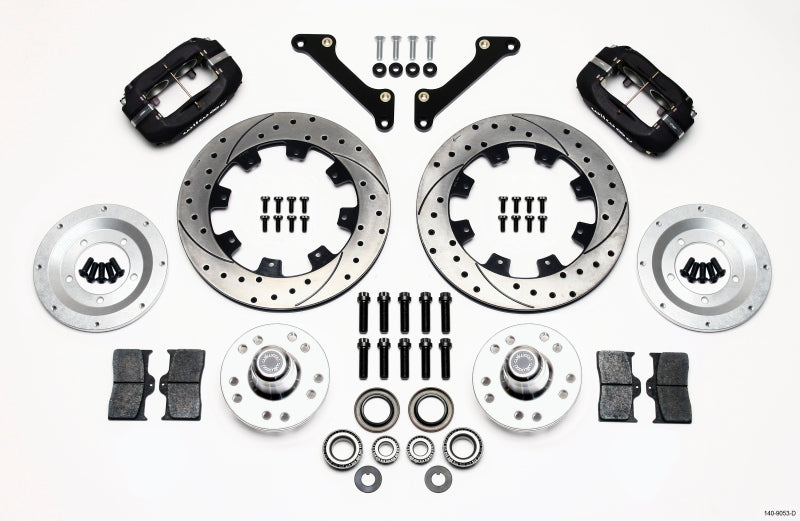 Wilwood Forged Dynalite Front Kit 12.19in Drilled 79-81 Camaro - Brakes Rotors & Pads