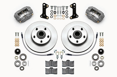 Wilwood Forged Dynalite-M Front Kit 11.00in 1 PC Rotor&Hub 67-69 Camaro 64-72 Nova Chevelle - Brakes Rotors & Pads