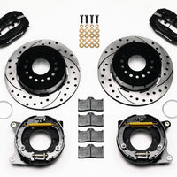 Wilwood Forged Dynalite P/S Park Brake Kit Drilled 2005-2014 Mustang - Brakes Rotors & Pads