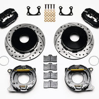 Wilwood Forged Dynalite P/S Park Brake Kit Drilled Big Ford 2.36in Offset Currie Blank - Brakes Rotors & Pads