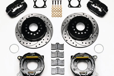 Wilwood Forged Dynalite P/S Park Brake Kit Drilled Big Ford 2.36in Offset - Brakes Rotors & Pads