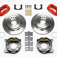Wilwood Forged Dynalite P/S Park Brake Kit Red New Big Ford 2.50in Offset - Brakes Rotors & Pads