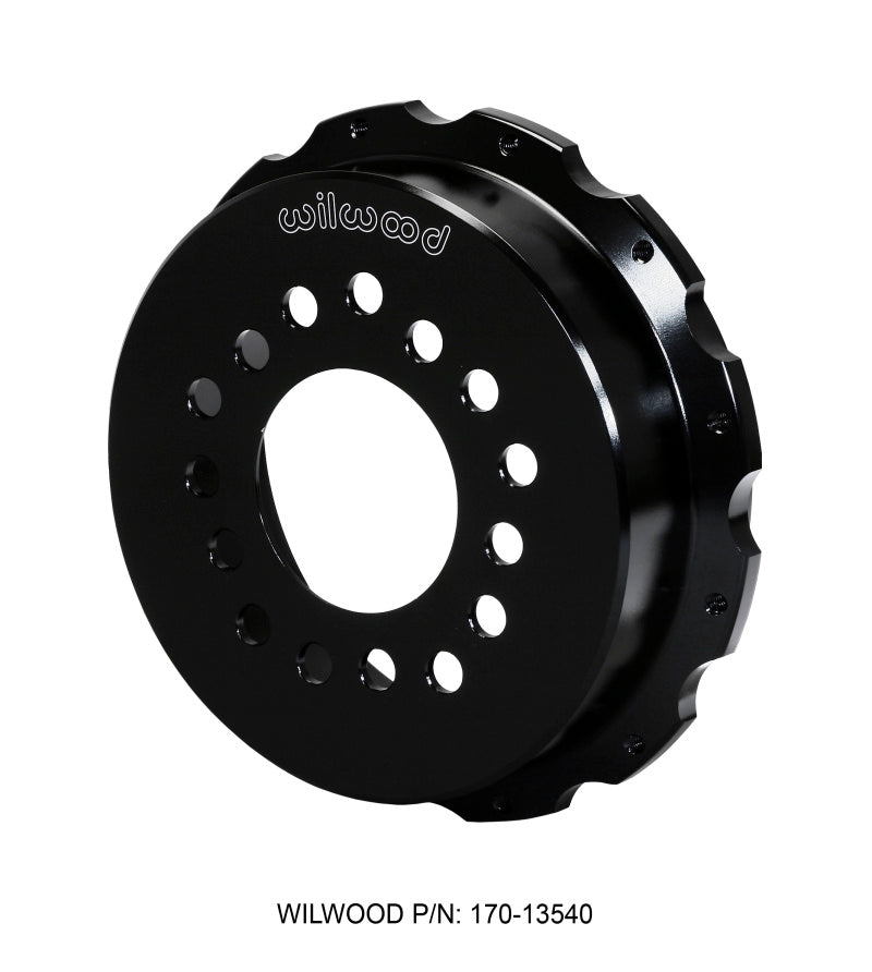 Wilwood Hat-Park Brake 1.95in Offset - Aluminum Multi-5 Lug - 12 on 8.75in - Brakes Rotors & Pads
