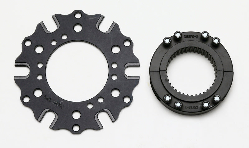 Wilwood Hub Kit-Splined Midget Axle Clamp-Dynamic 6 x 5.50 BC w/ T-Nuts (GEN II) - Drivetrain