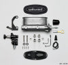 Wilwood HV Tandem M/C Kit w L/H Bracket & Prop Valve - 15/16in Bore-W/Pushrod - Early Mustang - Brakes Rotors Pads