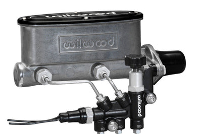 Wilwood HV Tandem M/C Kit w L/H Bracket & Prop Valve - 1in Bore - Brakes Rotors Pads