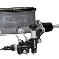 Wilwood HV Tandem M/C Kit w L/H Bracket & Prop Valve - 7/8in Bore-W/Pushrod - Early Mustang - Brakes Rotors Pads