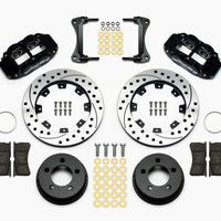 Wilwood Narrow Superlite 4R Front Kit 12.19in Drilled 87-89 Jeep YJ - Brakes Rotors & Pads