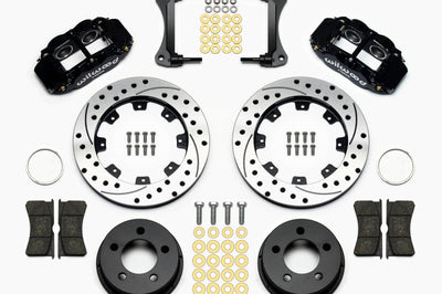 Wilwood Narrow Superlite 4R Front Kit 12.19in Drilled 87-89 Jeep YJ - Brakes Rotors & Pads