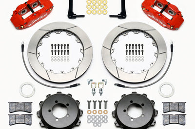 Wilwood Narrow Superlite 4R Rear Kit 12.88in Red 2012-Up Toyota / Scion FRS w/Lines - Brakes Rotors & Pads