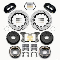 Wilwood Narrow Superlite 4R Rear P-Brk Kit 14.00in Drilled Big Ford 2.00in Off Bronco 5 x 5.50 - Brakes Rotors & Pads