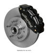 Wilwood Narrow Superlite 6R Front Brake Kit 11.86in Black 64-70 GM C10 w/ Factory Drum Spindles - Brakes Rotors & Pads