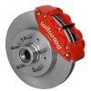 Wilwood Narrow Superlite 6R Front Brake Kit 11.86in Red 64-70 GM C10 w/ Factory Drum Spindles - Brakes Rotors & Pads