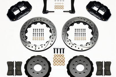 Wilwood Narrow Superlite 6R Front Hat Kit 13.06in Drilled 2005-2014 Mustang - Brakes Rotors & Pads
