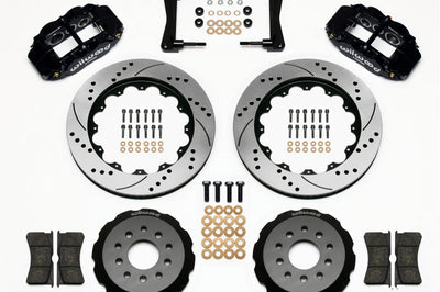 Wilwood Narrow Superlite 6R Front Hat Kit 14.00in Drilled 2005-2014 Mustang - Brakes Rotors & Pads