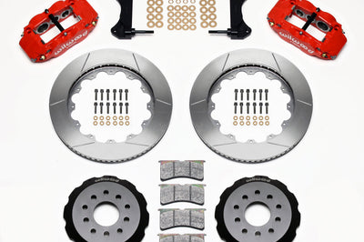 Wilwood Narrow Superlite 6R Front Hat Kit 14.00in Red 98-02 Camaro/Firebird - Brakes Rotors & Pads