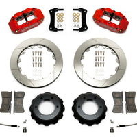Wilwood Narrow Superlite Red 6R Front Kit 12.88in Slotted Rotor w/ Lines 05-15 Toyota Tacoma - Brakes Rotors & Pads