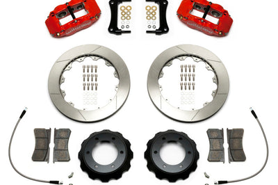 Wilwood Narrow Superlite Red 6R Front Kit 12.88in Slotted Rotor w/ Lines 05-15 Toyota Tacoma - Brakes Rotors & Pads