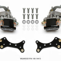 Wilwood P/S Retrofit Kit w/MC4 P-Brake Forged Dynalite Pro Street 12.19in Rear Kits - Brakes Rotors & Pads