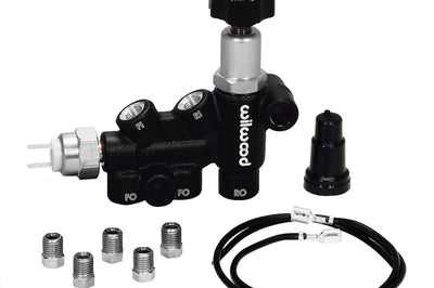 Wilwood Proportioning Valve - Knob Adjust 3/8-24 IF Combo w/ switch - Brakes Rotors & Pads