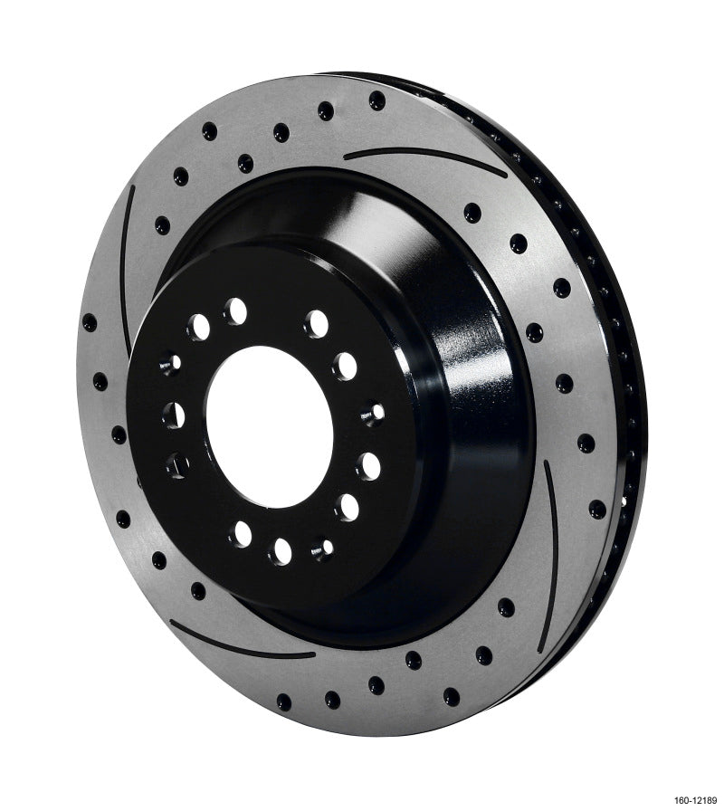 Wilwood Rotor-1.75 Offset SRP BLK Drl 12.88 x 1.10 - 5x4.50/4.75in - Brakes Rotors & Pads