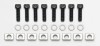 Wilwood Rotor Bolt Kit - Dynamic Rear 8 with T-Nuts - Brakes Rotors & Pads