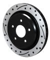 Wilwood Rotor-Rear-SRP-C5/C6 Vette-LH-BLK 12.00 x 1.03 - 5 4.75in - Brakes Rotors & Pads