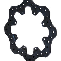 Wilwood Rotor-Steel Scalloped-Drilled 11.75 x.35 - 8 on 7.00in - Brakes Rotors & Pads