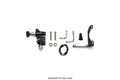Wilwood Tandem Remote Master Cylinder Mounting Bracket L/H Kit w/ Prop Valve - Brakes Rotors & Pads