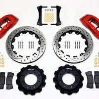 Wilwood TC6R Front Kit 16.00in Drilled Red 1999-2014 GM Truck/SUV 1500 - Brakes Rotors & Pads