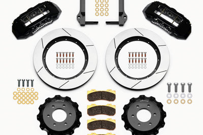 Wilwood TX6R Front Kit 15.50in Black 2010-Up Ford F150 (6 lug) - Brakes Rotors & Pads