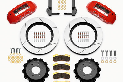 Wilwood TX6R Front Kit 15.50in Red 2010-Up Ford F150 (6 lug) - Brakes Rotors & Pads