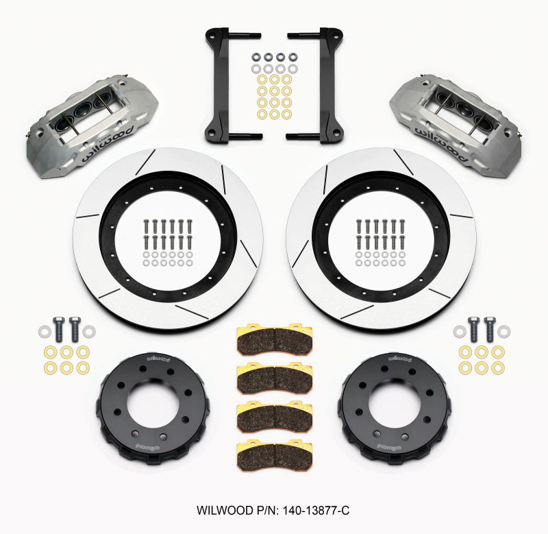 Wilwood TX6R Front Kit 16.00in Clear Ano 1999-2010 GM H2 Truck/SUV 2500 - Brakes Rotors & Pads