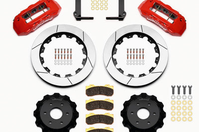 Wilwood TX6R Front Kit 16.00in Red 1999-2014 GM Truck/SUV 1500 - Brakes Rotors & Pads