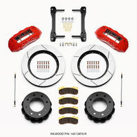 Wilwood TX6R Rear Kit 15.50in Red 2011-2015 GM Truck/SUV 2500 - Brakes Rotors & Pads