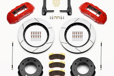 Wilwood TX6R Rear Kit 15.50in Red 2011-2015 GM Truck/SUV 2500 - Brakes Rotors & Pads