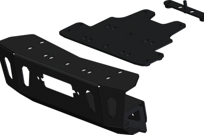 Kfi Winch Mount Pol Rzr Turbo S - Atv Performance Products