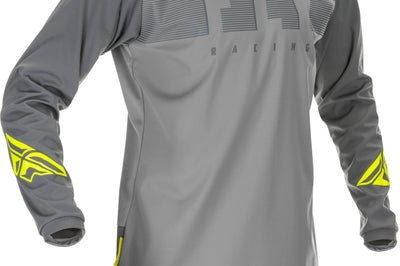 Fly Racing Windproof Jersey Grey/hi-vis Xl - Gear